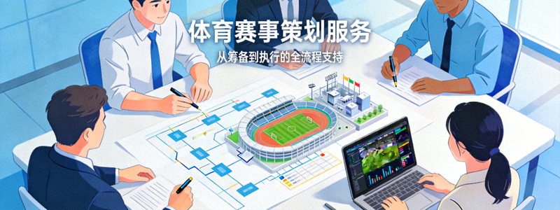 体育策划服务展示 - 团队正在规划大型体育赛事活动